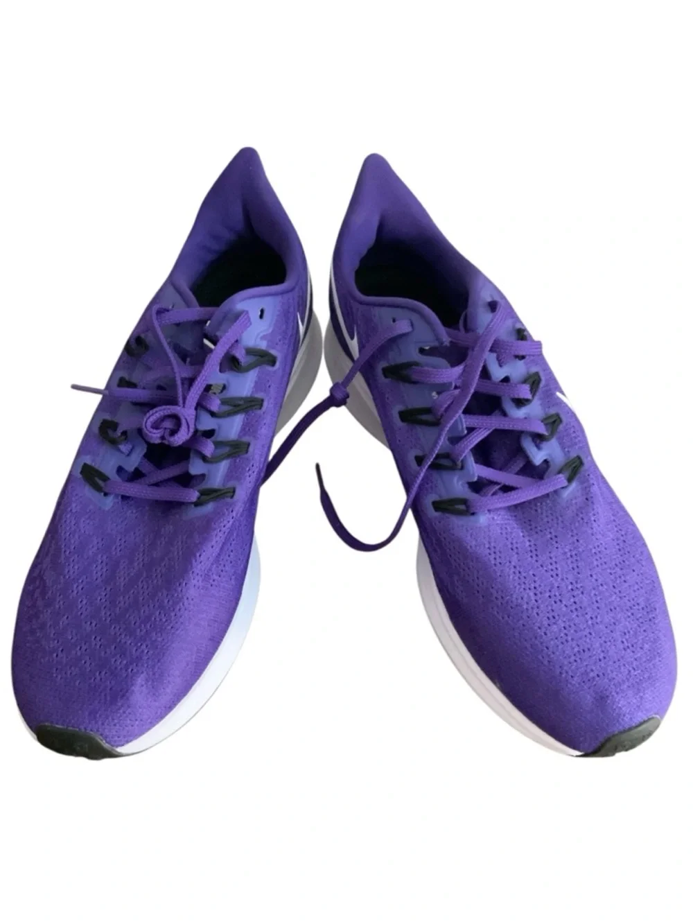 Nike Air Zoom Pegasus 36 Purple White Mesh Low Top Running Sneakers SZ 12 - Picture 2 of 7